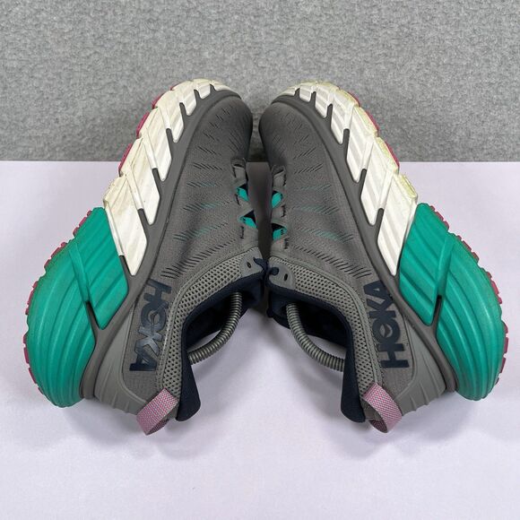 Hoka One One Gaviota 3 Shoes Womens Sz 9.5B Gray Running Sneakers 1113521 SOSP - Picture 6 of 13